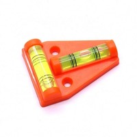 Niveau à bulle en T REALMAX à faible coût, outils de mesure portables en plastique, mini niveau à bulle en T double sens