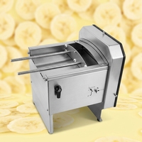 Handmatige groente-, banaan-, plantain-, aardappel- en uiensnijder van roestvrij staal, snijmachine voor professionele keukens