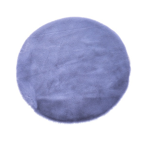 Thick Plush Faux Rabbit Fur <b>Round</b> Rug 91-100 Polyester Fiber <b>Cushioned</b> Living Room Bedroom Mat Solid Color Custom Made - Product Image 5