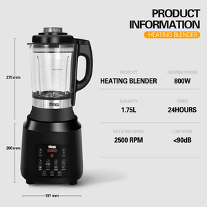 Dsp Professionele Ijs <span class=keywords><strong>Crusher</strong></span> Commerciële Smoothies Verwarming Citrus Juicer Blend Low Noise Maker Koken Drinken Elektrische <span class=keywords><strong>Blender</strong></span> - Product Image 4