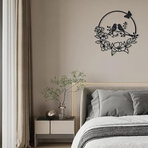 Décoration murale de découpe laser en forme d'<span class=keywords><strong>oiseaux</strong></span> pour décoration murale de salon - Product Image 4