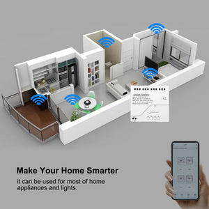 Module de relais de commutation Tuya Zigbee ZB-TDQ, 4 canaux, contact sec, 12V/24V/110V/220V/230V CC, contrôleur sur rail DIN, passerelle Alexa requise - Product Image 4