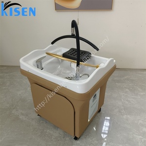 Kisen Usine En Gros Réglable Shampooing Bassin Tuyaux Connecté Évier Bol Tête Spa avec Fumigation Salon Machine - Product Image 2
