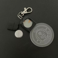 Lámpara de Mesa LED 3D Acrílica con Forma de Llavero, Lámpara Nocturna LED Recargable por USB, Luz Nocturna Acogedora y Creativa, Regalo LED