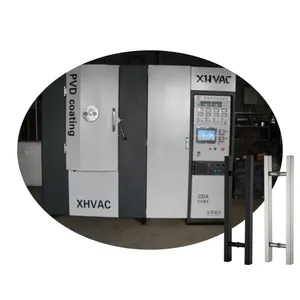 XHVACドアノブハンドル価格クロームチタンゴールド真空チャンバー堆積システム小型PVDコーティング機