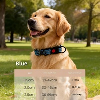 Collier Moderne Rayé 100% Nylon pour Chiens et Chats - Conception Détachable Durable et Réglable, Léger, Respirant, Décoratif et Réfléchissant