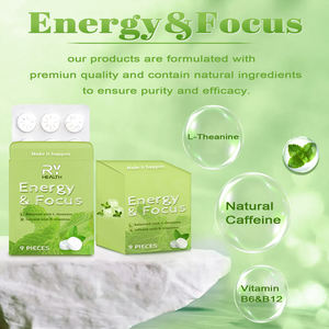 Tae tae etiket nane Tablet vitamini enerji sakız Booster nootropik takviyesi bellek ve kadınlar erkekler için odak sakız - Product Image 6