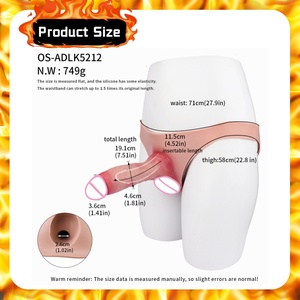 ORALSX Male Penis Enlargement Harness Hollow <b>Dildo</b> Pants Stimulation Enhancement Penis Extender Harness Sex Toys for Couples - Product Image 6