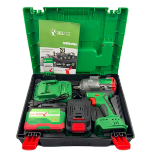 Clé à chocs <span class=keywords><strong>sans</strong></span> <span class=keywords><strong>fil</strong></span> industrielle 21V à batterie, moteur brushless 1000 N.m, robuste, batterie lithium-ion 1500 mAh, 1/2 pouce - Product Image 6