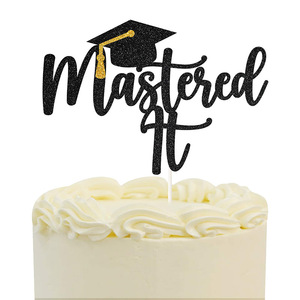 DAMAI 2025 Décoration de gâteau de remise de diplôme « Vous avez réussi » – Décoration de gâteau « Bravo, diplômé » – Décorations de fête de remise de diplôme universitaire 2025 - Product Image 4