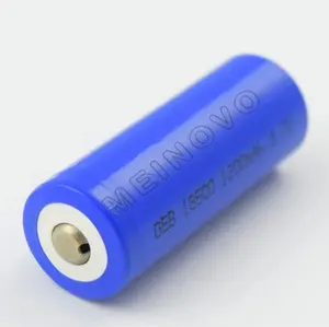 Meilleure vente batterie rechargeable li-ion 18500 3.7V 1200mAh pour mini-ventilateurs