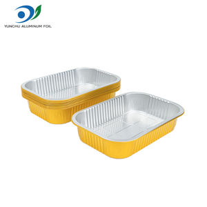 580ml-1800ml có thể tái chế vàng dùng một lần lá bánh <span class=keywords><strong>container</strong></span> cấp thực phẩm <span class=keywords><strong>Takeaway</strong></span> hình chữ nhật hộp thực phẩm nhôm lá <span class=keywords><strong>container</strong></span> - Product Image 6