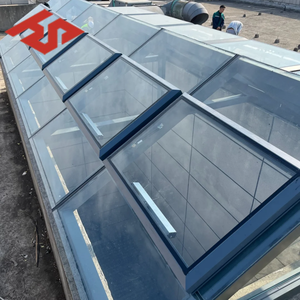 Электрический автоматический складной алюминиевый люк на крышу, складное металлическое стеклянное покрытие для крыши, люк для дома - Product Image 4