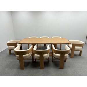 High Quality Living Furniture Home Hotel Restaurant Chair And <strong>Table</strong> Solid Wood <strong>Dining</strong> <strong>Set</strong> - Product Image 1