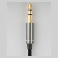 Câble combiné pour écouteurs, tressé en tissu, modulaire, coaxial et à paire torsadée 3-en-1, avec blindage et fil souple pour moniteur, lecteur DVD et microphone