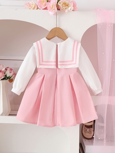 Produttore OEM ODM di Abbigliamento Estivo per Bambine, Vestiti per Bambini, Graziosa Gonna Rosa Primaverile con Fiocco per Bambine - Product Image 2