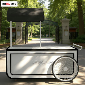 Chariot à glace et à sucettes glacées électrique de conception italienne avec fibre de verre pour la restauration en plein air - Product Image 6