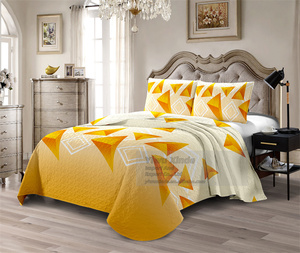 Colcha estampada <span class=keywords><strong>de</strong></span> lujo 100% tela <span class=keywords><strong>de</strong></span> poliéster ropa <span class=keywords><strong>de</strong></span> <span class=keywords><strong>cama</strong></span> colcha <span class=keywords><strong>de</strong></span> relleno <span class=keywords><strong>de</strong></span> algodón para Hotel - Product Image 2