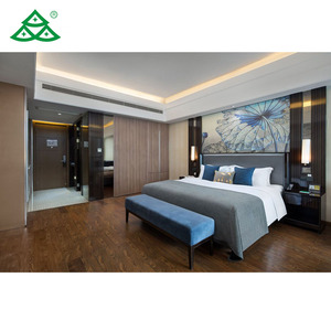 Sonesta Select Hotels Ensembles de meubles de chambre à coucher modernes sur mesure Panneau de bois pour appartement vente de lits Queen Size et lits bon marché - Product Image 1