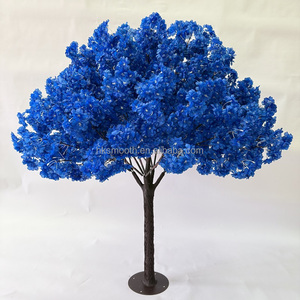 SMOOTH Wholesale Wedding Events <b>Table</b> Decoration Centerpiece 4ft Tall Royal Blue Cherry Blossom Tree - Product Image 1