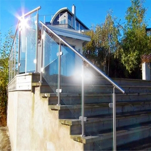 Système de rambarde pour escaliers de balcon en acier inoxydable, balustrade, clôture en verre, - Product Image 2