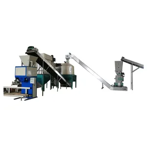 Pig Manure Organic Fertilizer Production Line With Groove Type Compost Turning Machine
