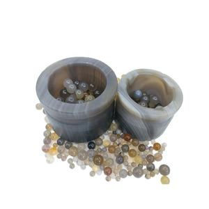 Media zirkonia kemurnian tinggi dengan baja tahan karat 304 Solid dan bola gerinda batu akik Brasil alami dan manik-manik, disetujui oleh Ce - Product Image 2