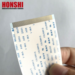 FPC ชุบทองสายไฟยืดหยุ่น AWM 20706 105C 60V VW-1 0.5มม. 4P/6/8/10/12/14/16/20/26/30/40/40/45/50/54/60/68/80พิน - Product Image 2