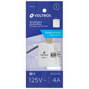 POPO-17 Volteck E27 portalampada in rame metallo presa con vite tipo capezzolo supporto per lampade Volteck - Product Image 1
