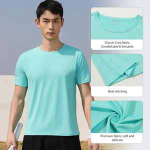 Camisetas Deportivas Dry Fit 100% Poliéster de Manga Corta, Camiseta Deportiva con Estampado para Hombre, Ropa Deportiva para Gimnasio - Product Image 4