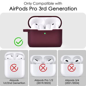 Étui de protection en silicone pour Airpods, Airpods <span class=keywords><strong>Pro</strong></span> 2 3ème génération, housse pour écouteurs, étui de protection pour Airpods, housse de charge antichoc - Product Image 3