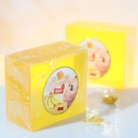 Savon blanchissant à la banane biologique de marque OEM, soin anti-âge de la peau, anti-taches brunes, anti-acné, savon solide pour le corps et le visage, utilisation quotidienne