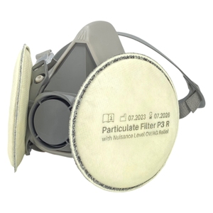 सर्वश्रेष्ठ विक्रेता औद्योगिक 6200 आधा फेस गैस मास्क पुनः प्रयोज्य धूल प्रमाण श्वसन सुरक्षा के लिए फ़िल्टर कारतूस के साथ उपयोग - Product Image 6