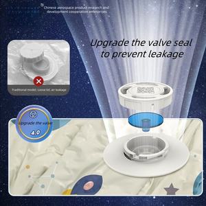 Série de motifs imprimés Sacs de rangement à compression de grande capacité Stockage de vêtements saisonniers à la maison - Product Image 6