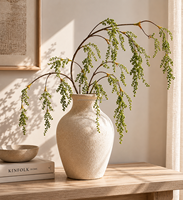 Plantes suspendues décoratives pour la maison, fruits artificiels, haricots amarantes, fleurs de plafond en latex souple