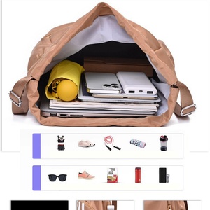 Sacs à dos de sport unisexes en polyester avec cordon de serrage, imperméables, personnalisés, de haute qualité, promotionnels, vente en gros d'usine - Product Image 3