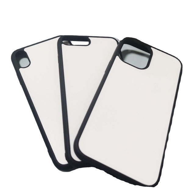 3d sublimation phone case cases blank wholesale 2D TPU aluminum plate cell phone Case for sublimation custom printing