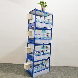 Venta al Por Mayor de Fabricantes Éxito de Ventas Jaula para Pájaros Multifuncional de Combinación Libre para Correr, Volar y Criar con Ruedas - Product Image 6