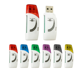 Tốc độ cao tất cả trong một TF SD Đầu đọc thẻ <span class=keywords><strong>USB</strong></span> 2.0 với nắp bộ chuyển đổi bộ nhớ điều khiển miễn phí 4 trong <span class=keywords><strong>1</strong></span> đầu đọc thẻ nhà máy trực tiếp - Product Image 2