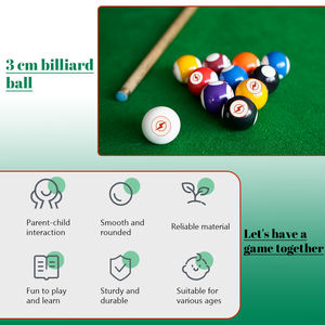 Cuentas <span class=keywords><strong>de</strong></span> <span class=keywords><strong>bola</strong></span> <span class=keywords><strong>de</strong></span> <span class=keywords><strong>billar</strong></span> <span class=keywords><strong>de</strong></span> resina, números <span class=keywords><strong>de</strong></span> <span class=keywords><strong>la</strong></span> <span class=keywords><strong>suerte</strong></span> coloridos <span class=keywords><strong>de</strong></span> 16mm, cuentas sueltas a granel para llavero, pulseras, fabricación <span class=keywords><strong>de</strong></span> joyas - Product Image 2