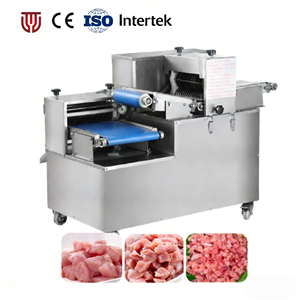 Machine de découpe commerciale à chaud, à bas <span class=keywords><strong>prix</strong></span>, haute efficacité, en acier inoxydable, pour viande fraîche, steak, poulet, nuggets - Product Image 1