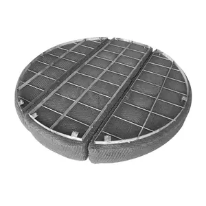 Eliminador de niebla de malla de punto de varios materiales de metal SUS304 SUS316 SUS321 almohadilla desempañadora de malla de alambre de punto almohadilla desempañadora - Product Image 1