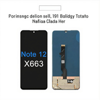 Écran tactile AMOLED de remplacement neuf IPARTS 6,5 pouces pour Infinix Note 12 2023 12 Pro 4G X676C 5G X676B, assemblage OEM