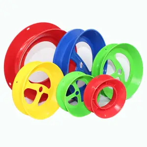 China factory wholesale Hand Caster Plastic hand reels Fishing Spool Line Equipments Plastic Empty Wire