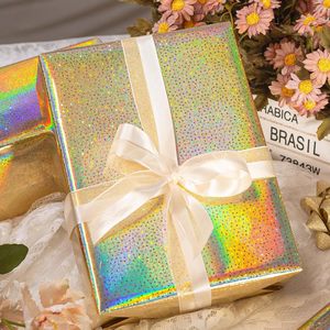 High end metallic star laser gift <b>wrapping</b> <b>paper</b> suitable for baby showers Valentines Day weddings <b>Christmas</b> and birthdays - Product Image 5