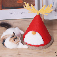 Nouveau cadeau du Nouvel An, jouet amusant pour chat en toile de chanvre, griffoir, arbre à chat, jouet de chat, jouet de stimulation pour la nouvelle arrivée