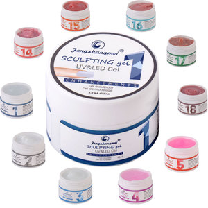 Gel UV per Estensione Unghie, Base Builder LED, Lunga Durata, Rosa <span class=keywords><strong>Nude</strong></span>, in Barattolo di Vetro, Certificato MSDS, Prodotto a Zhejiang - Product Image 3