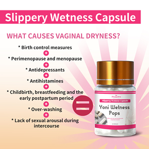 Capsule lubrifiante vaginale pour l'hygiène féminine, marque privée, 100% naturelle à base de plantes, hydratante pour l'humidité - Product Image 5