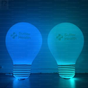 Lampu Bohlam Tiup RGB 2m yang Dapat Berubah Warna, Dekorasi Bermerek untuk Promosi Komersial/Pameran Dagang/Pusat Perbelanjaan Pop-up/Pesta - Product Image 2