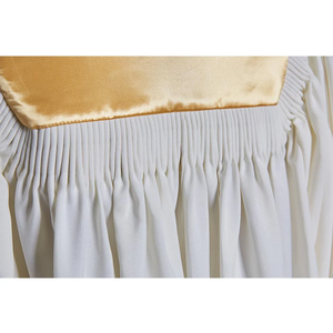 Túnica de Coro Clásica con Estampado de Ondas Personalizable al por Mayor 2026, con Frente Dorado de Satén, Traje de Iglesia OEM - Product Image 4